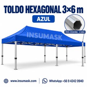TOLDO 3X6 HEXAGONAL PREMIUM