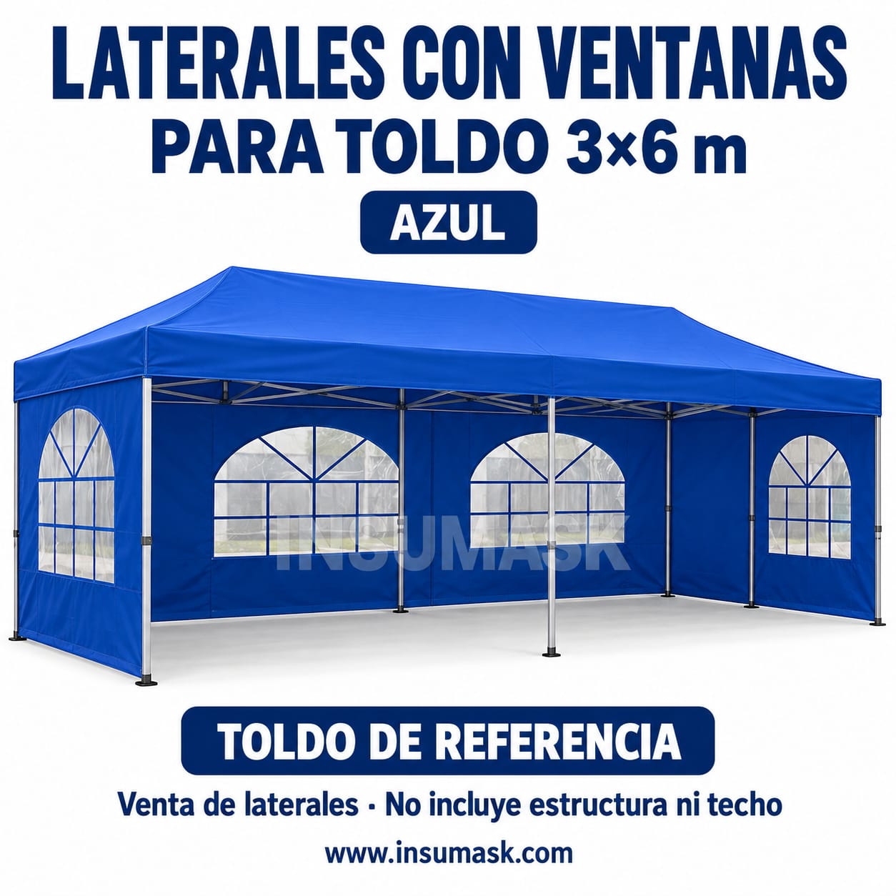 LATERAL CON VENTANAS 3X6 AZUL