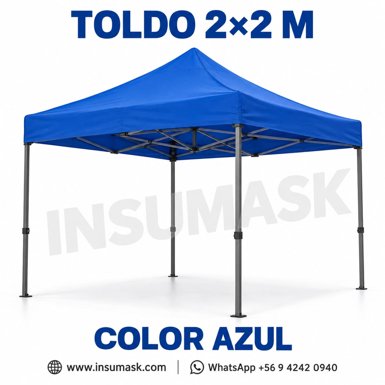 TOLDO 2X2 FIERRO NEGRO